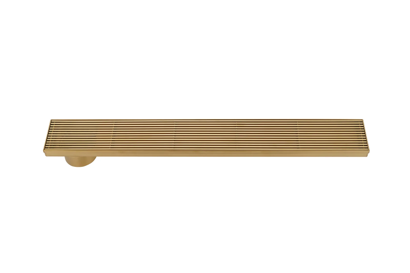 Aquant 1437 Shower Channel Drainer 750 · Brushed Gold — Linear 750 mm channel drain.