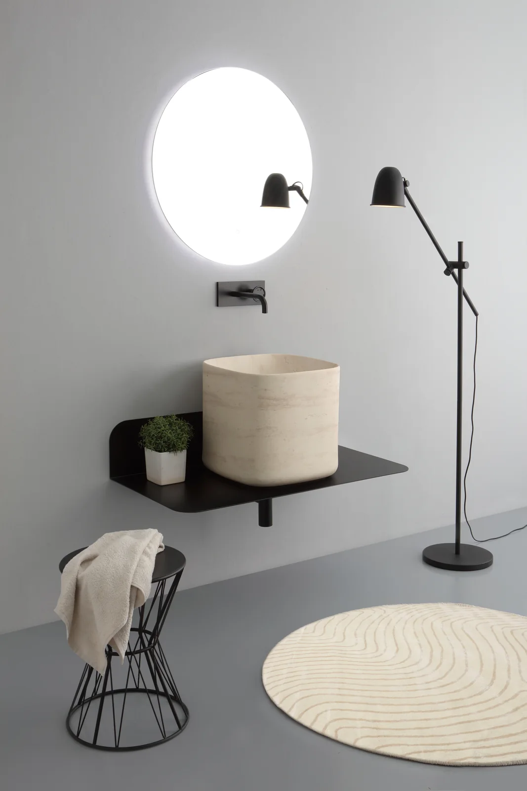 Scarabeo Moon Basin 5503 · Travertino