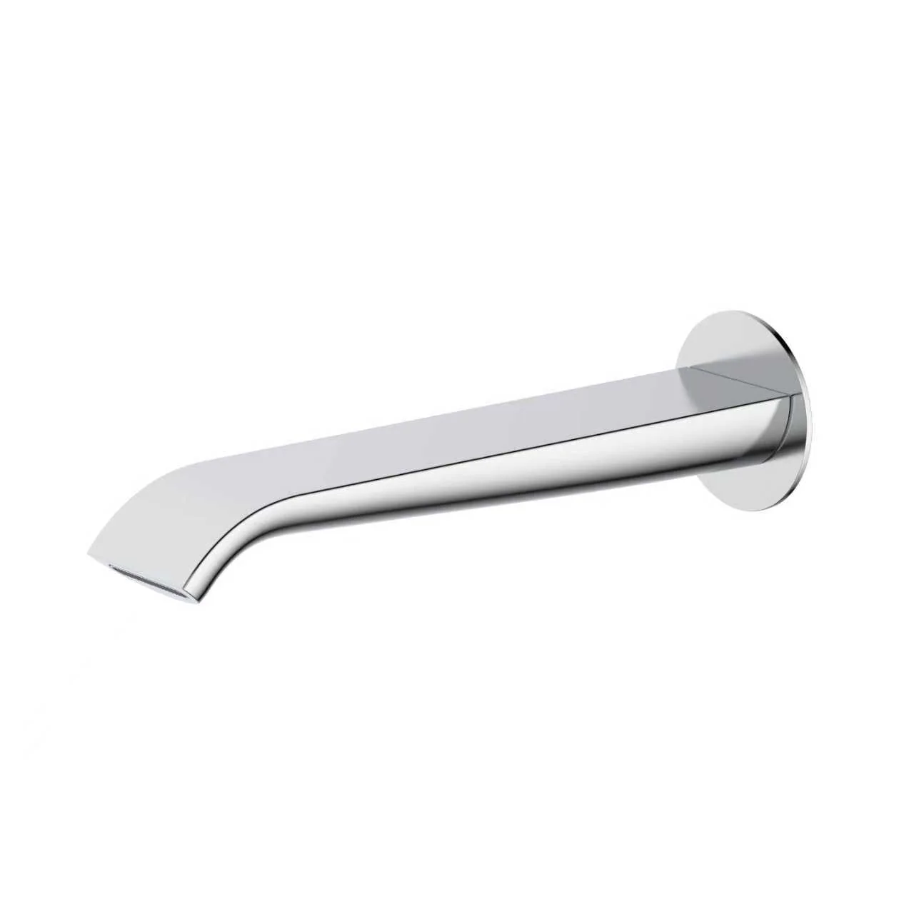 Aquant 1419 CP Brass Button Spout · Chrome — Spout with integrated diverter button.
